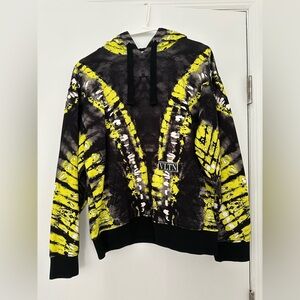 Valentino White and Black Logo Hoodie Tag Detail